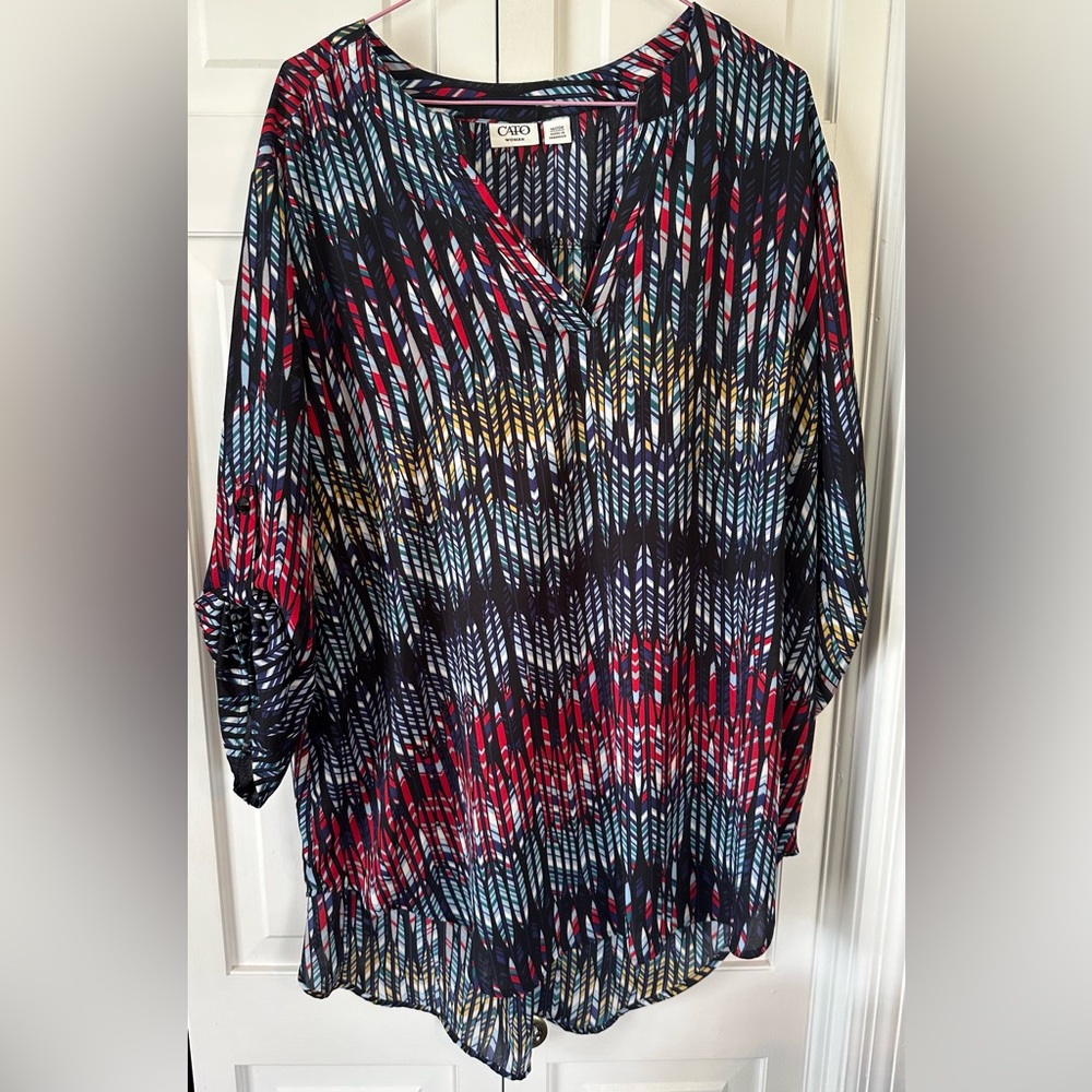 Cato Multicolor Tunic Size 18/20W